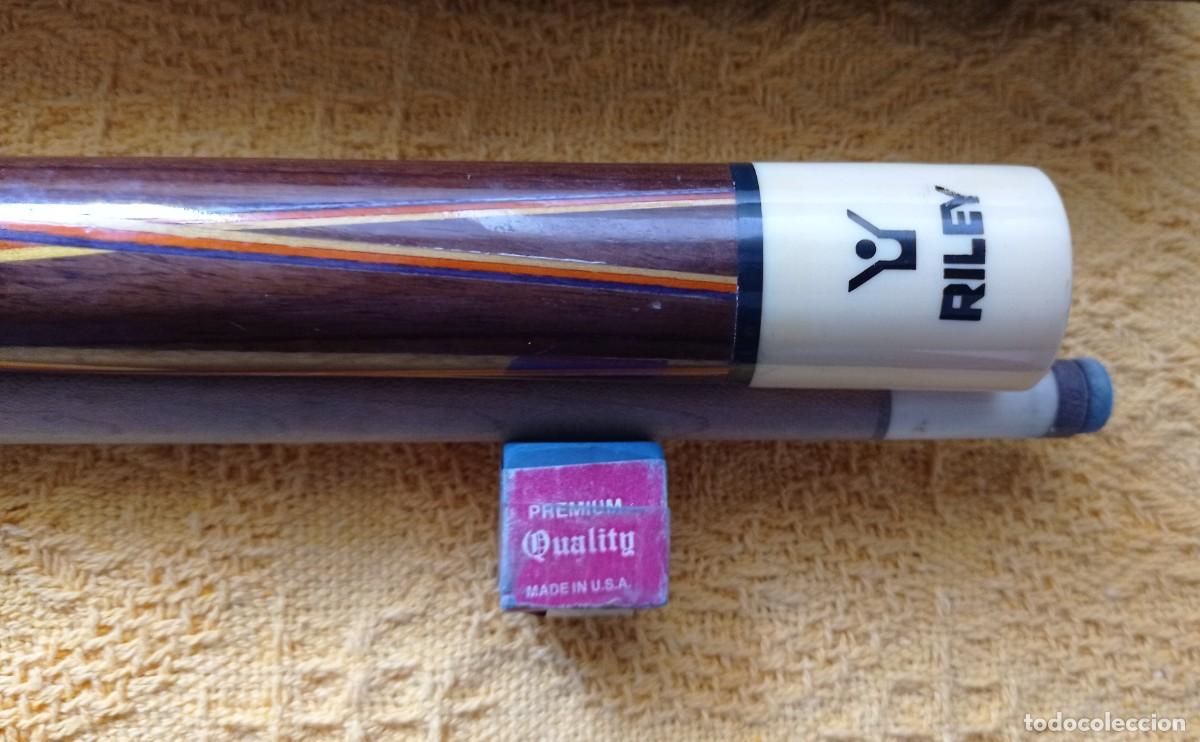 Antig&uuml;edades: ANTIGUO PALO DE BILLAR CON MALETIN - MARCA RILEY