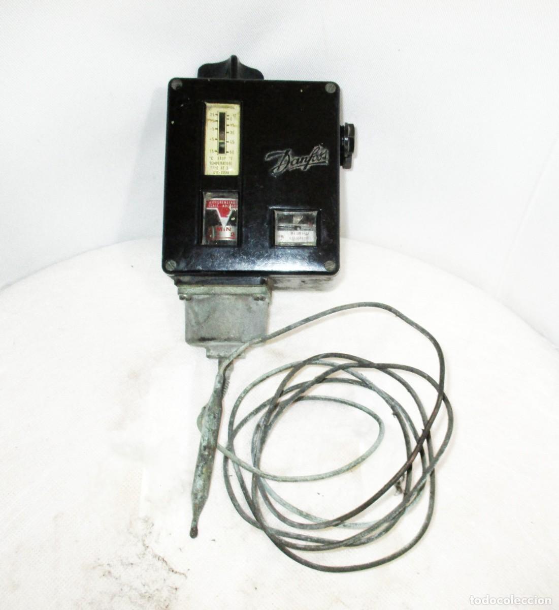 Antiques: ANTIGUO PRESOSTATO DANFOSS DE PRESI&Oacute;N REGULABLE. DE BAQUELITA.