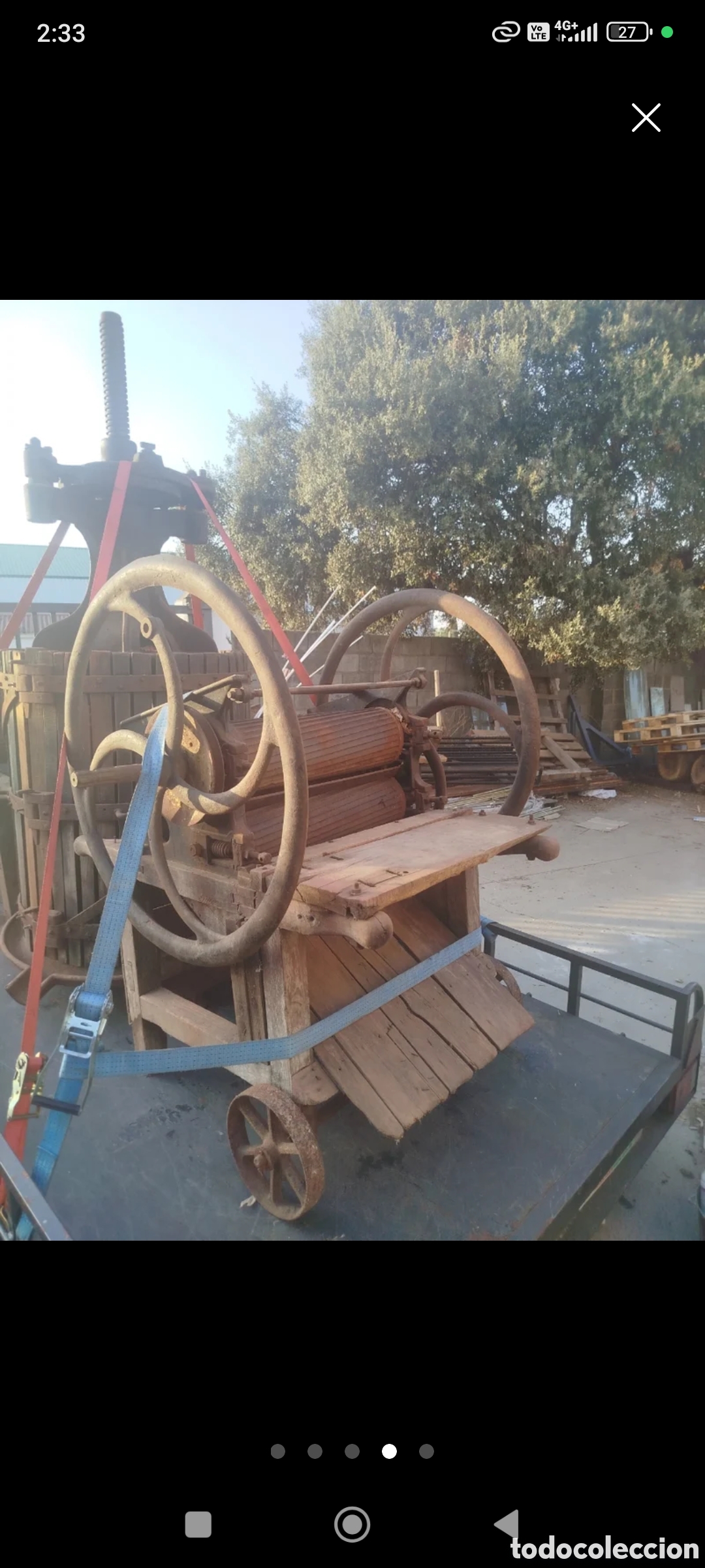 Antig&uuml;edades: Maquinaria antigua bodega. - Foto 2