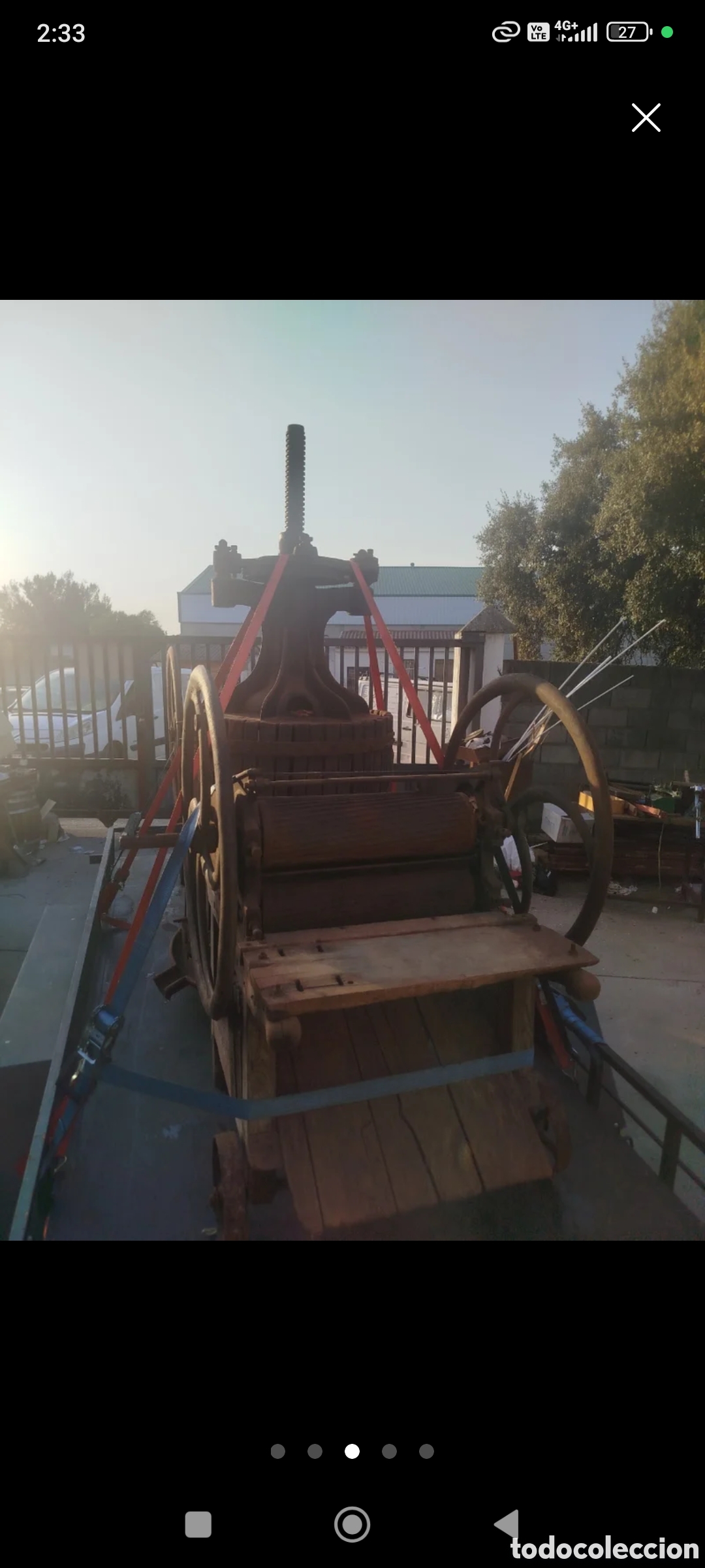 Antig&uuml;edades: Maquinaria antigua bodega. - Foto 3