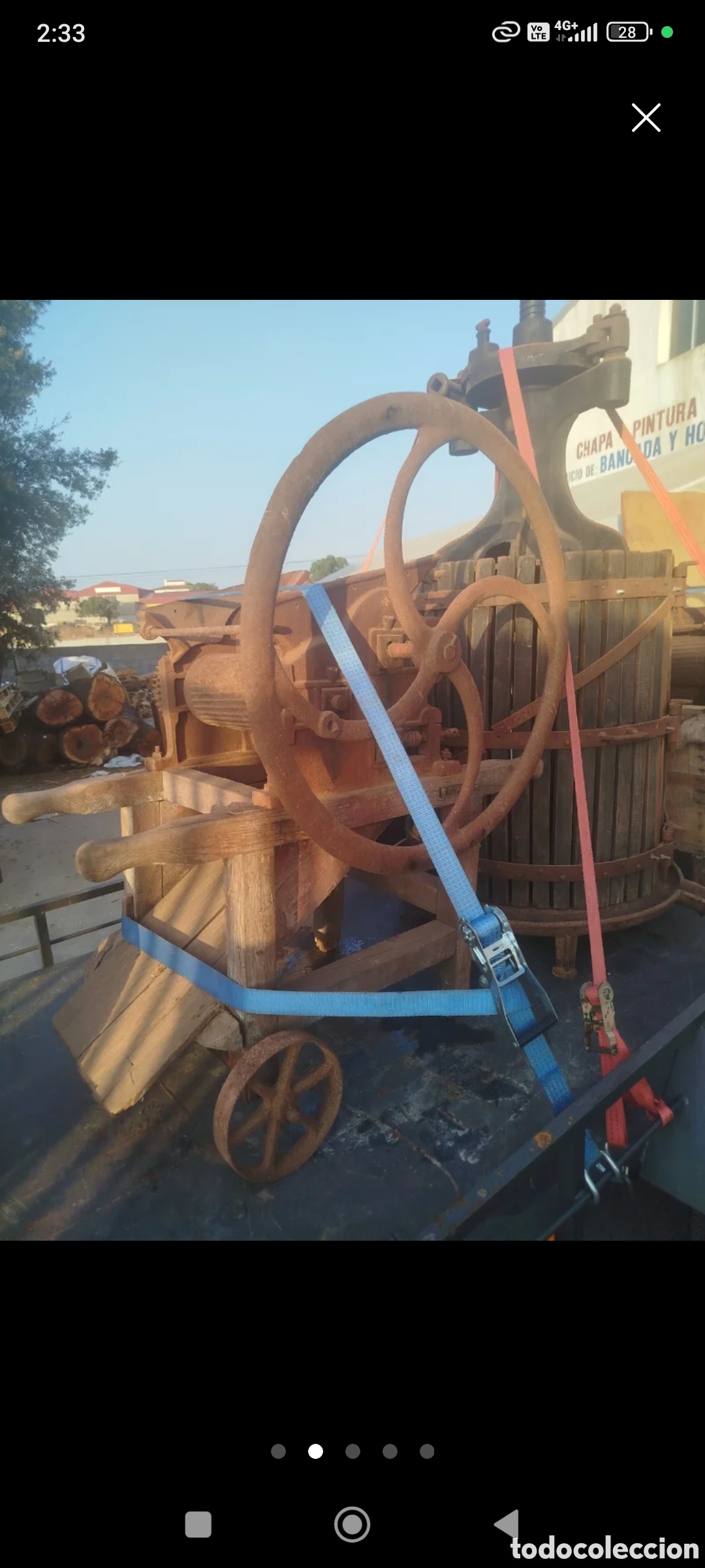 Antig&uuml;edades: Maquinaria antigua bodega. - Foto 4