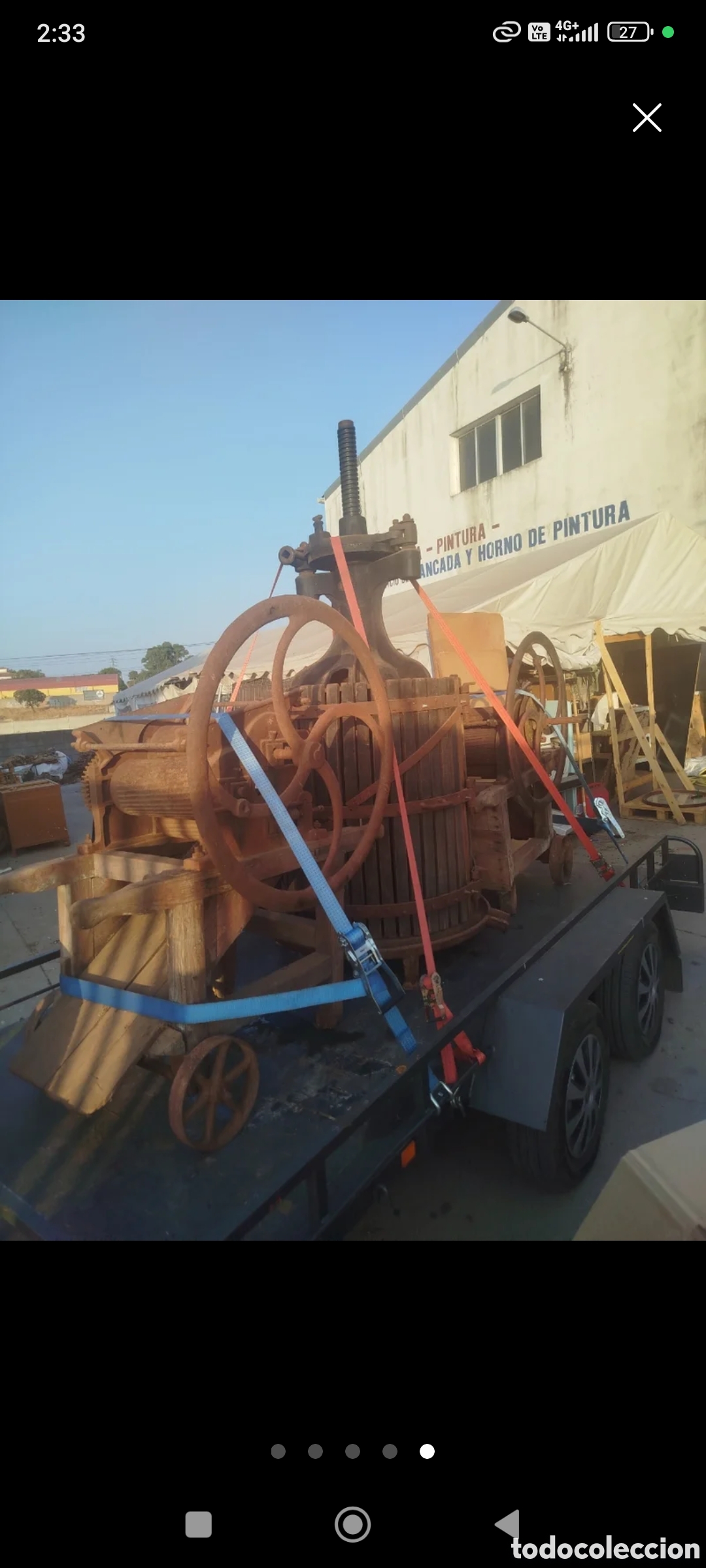 Antig&uuml;edades: Maquinaria antigua bodega. - Foto 5