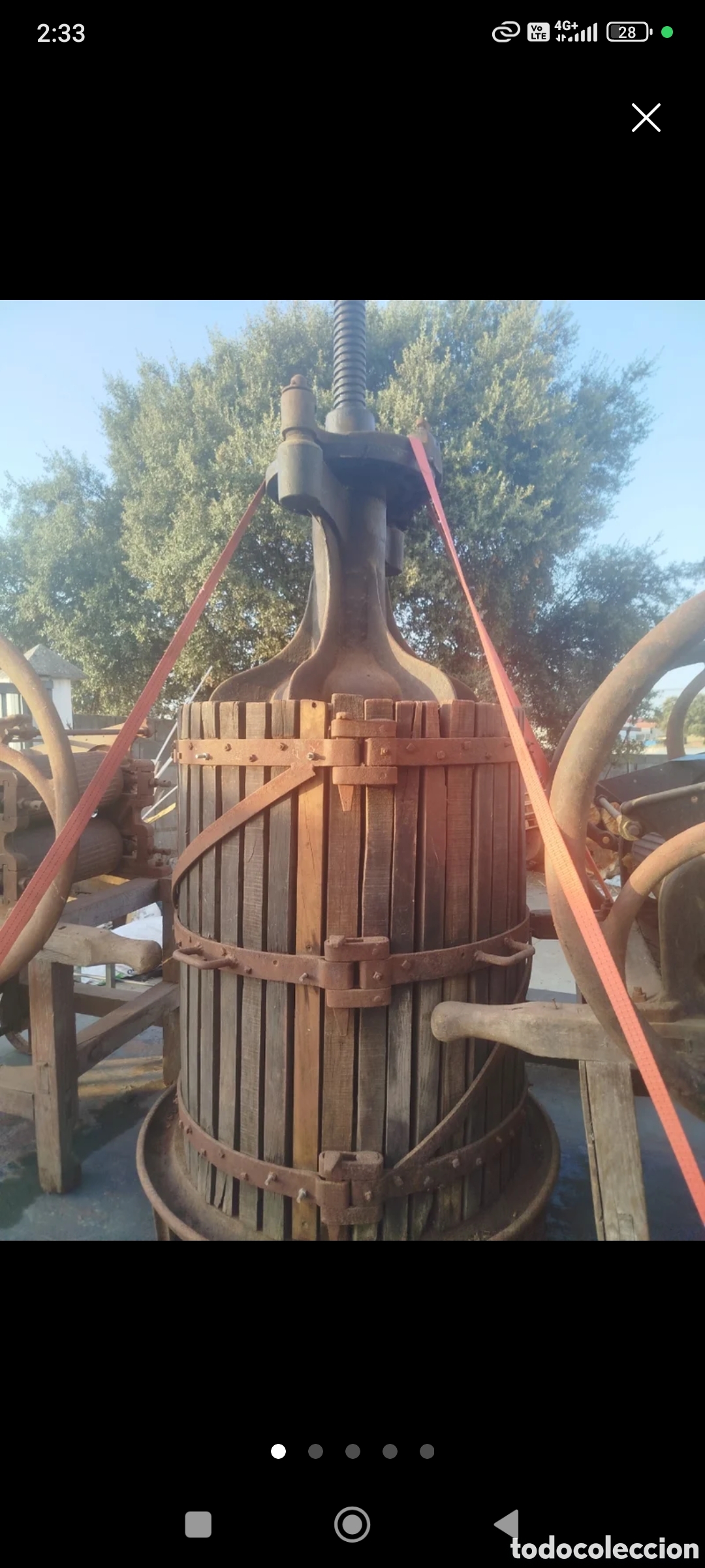 Antig&uuml;edades: Maquinaria antigua bodega. - Foto 1