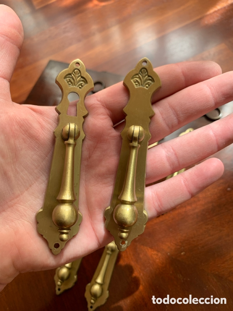 Antig&uuml;edades: Lote 6 tiradores vintage