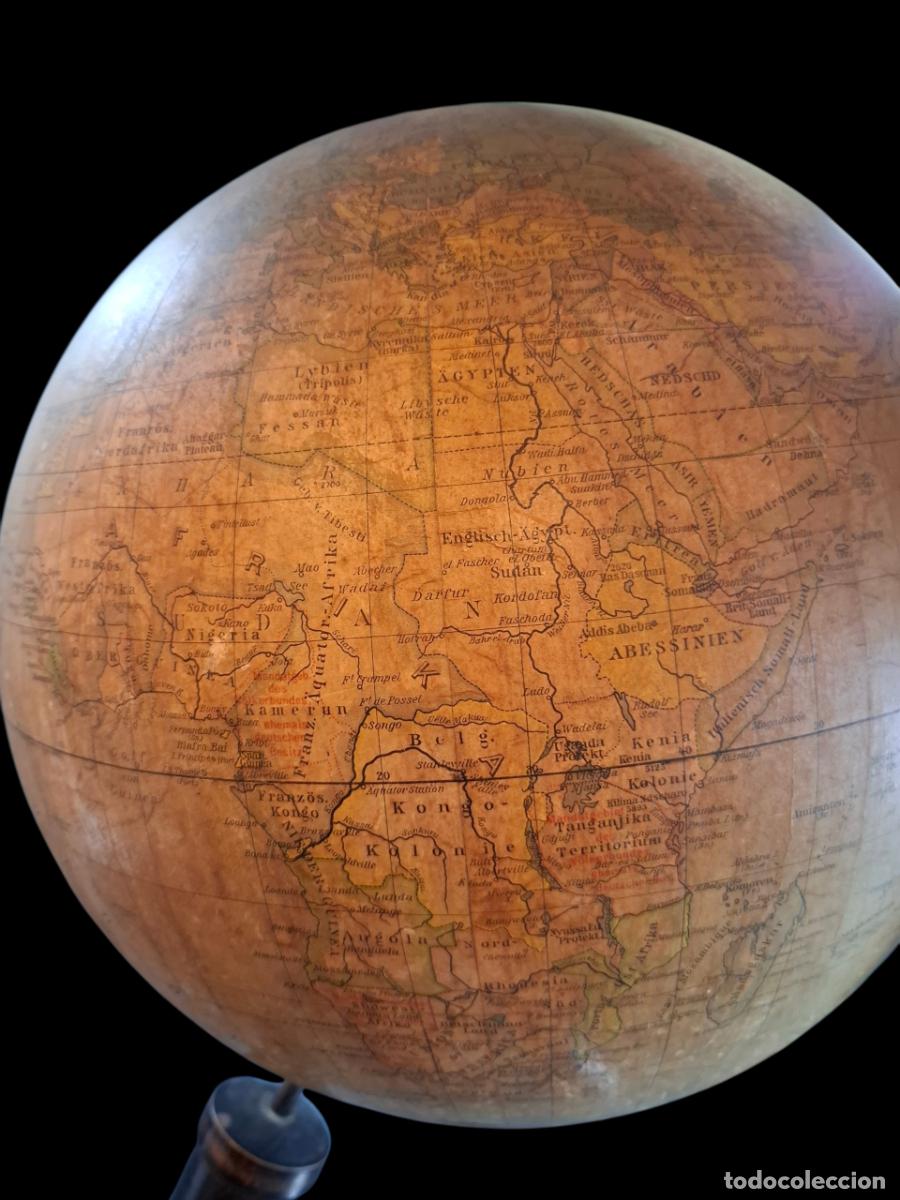 Antig&uuml;edades: Antiguo Globo Terr&aacute;queo de Viena de 62cm - Foto 4