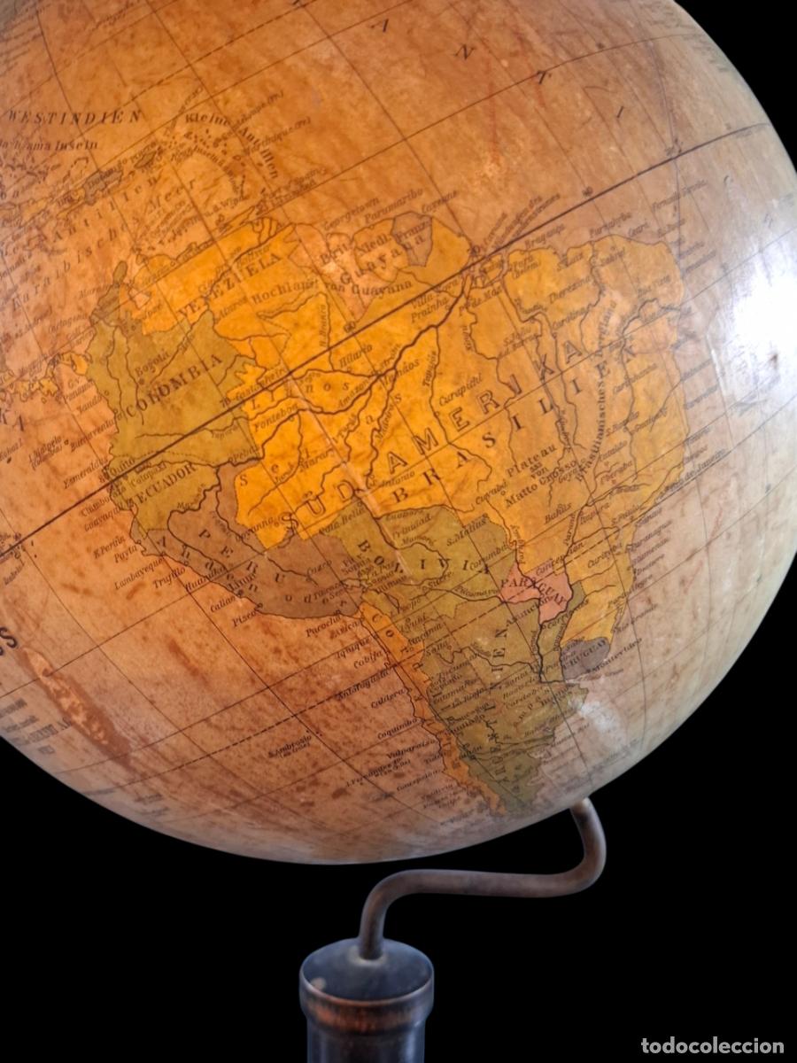 Antig&uuml;edades: Antiguo Globo Terr&aacute;queo de Viena de 62cm - Foto 6