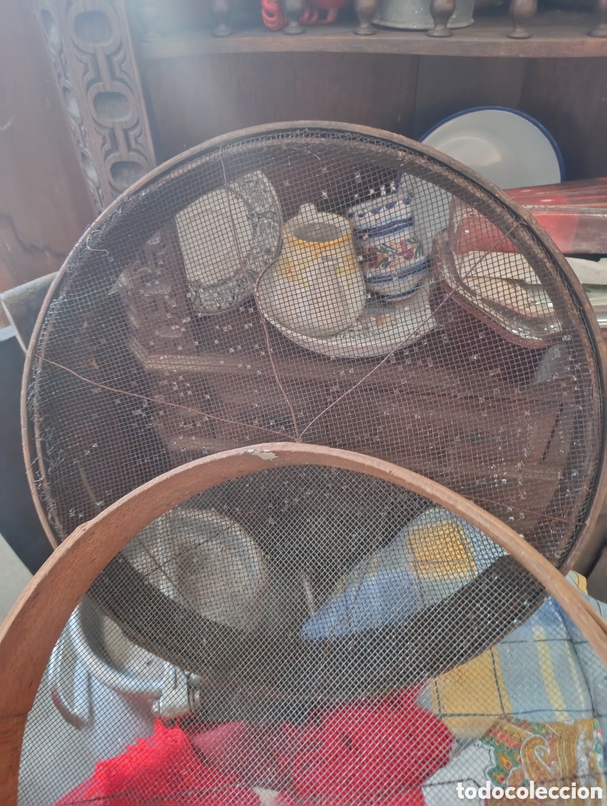 Antig&uuml;edades: Pareja de cribas antiguas. - Foto 3