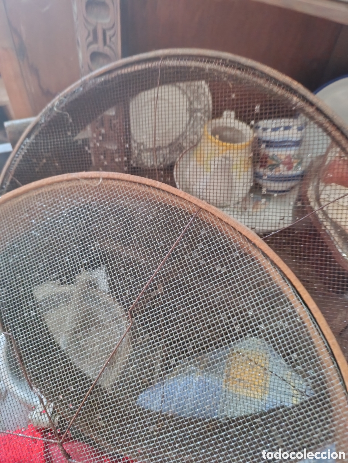 Antig&uuml;edades: Pareja de cribas antiguas. - Foto 5