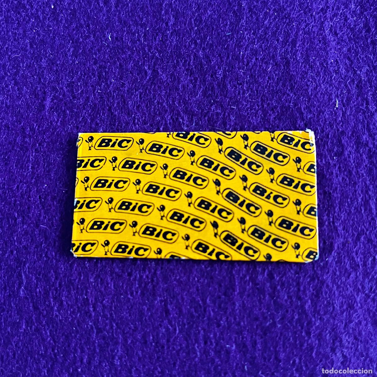 Antig&uuml;edades: FUNDA Y HOJA DE CUCHILLA DE AFEITAR. BIC. - Foto 1
