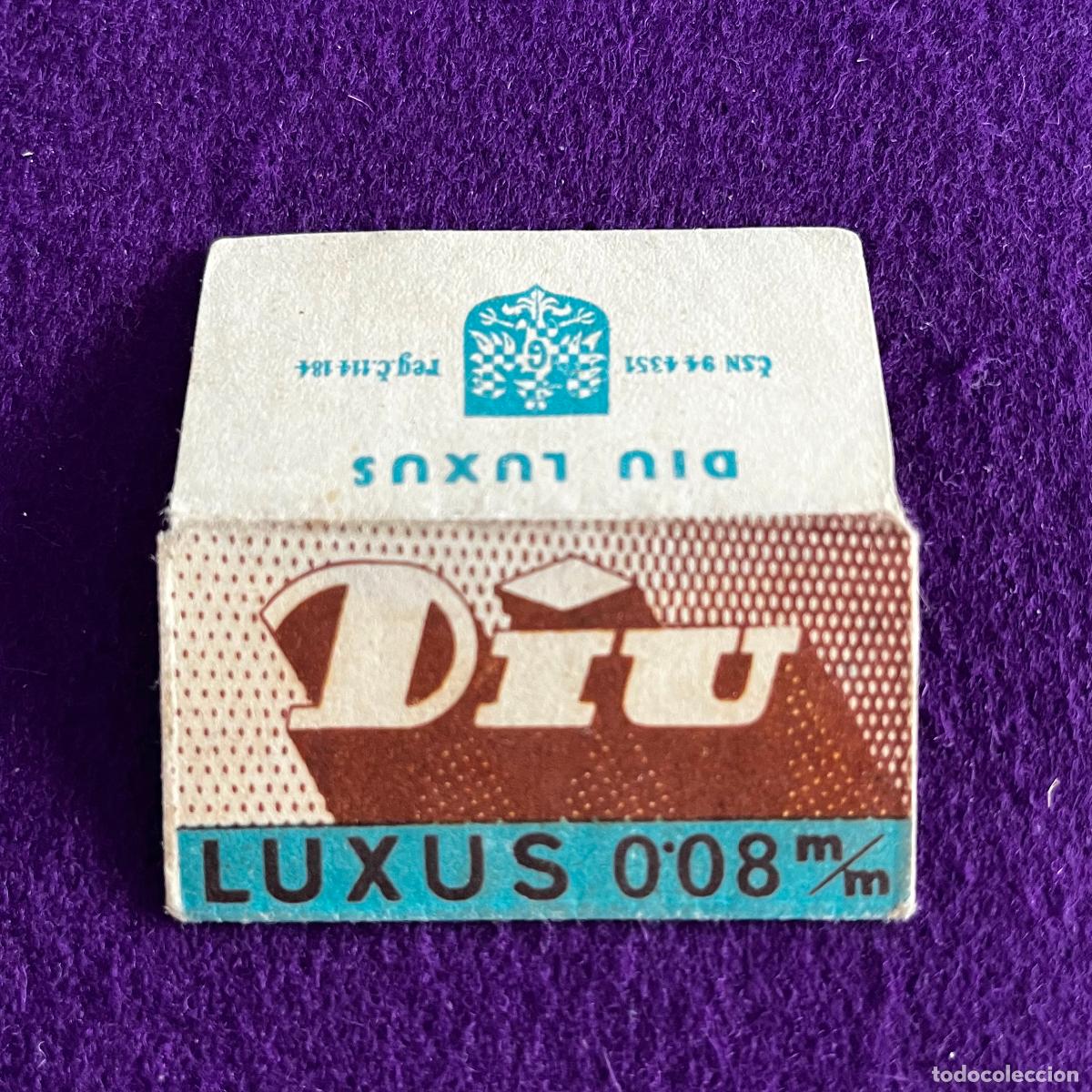 Antig&uuml;edades: FUNDA DE HOJA DE CUCHILLA DE AFEITAR. DIU.