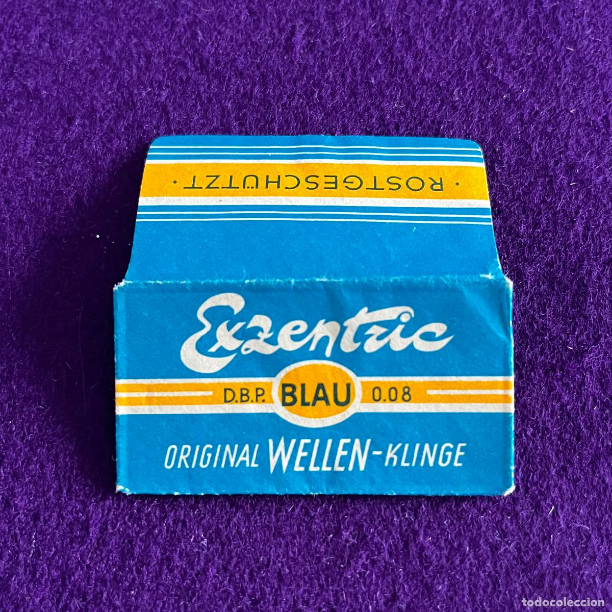 Antig&uuml;edades: FUNDA DE HOJA DE CUCHILLA DE AFEITAR. EXZENTRIC.