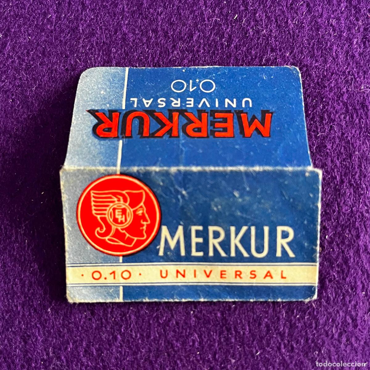Antig&uuml;edades: FUNDA DE HOJA DE CUCHILLA DE AFEITAR. MERKUR.