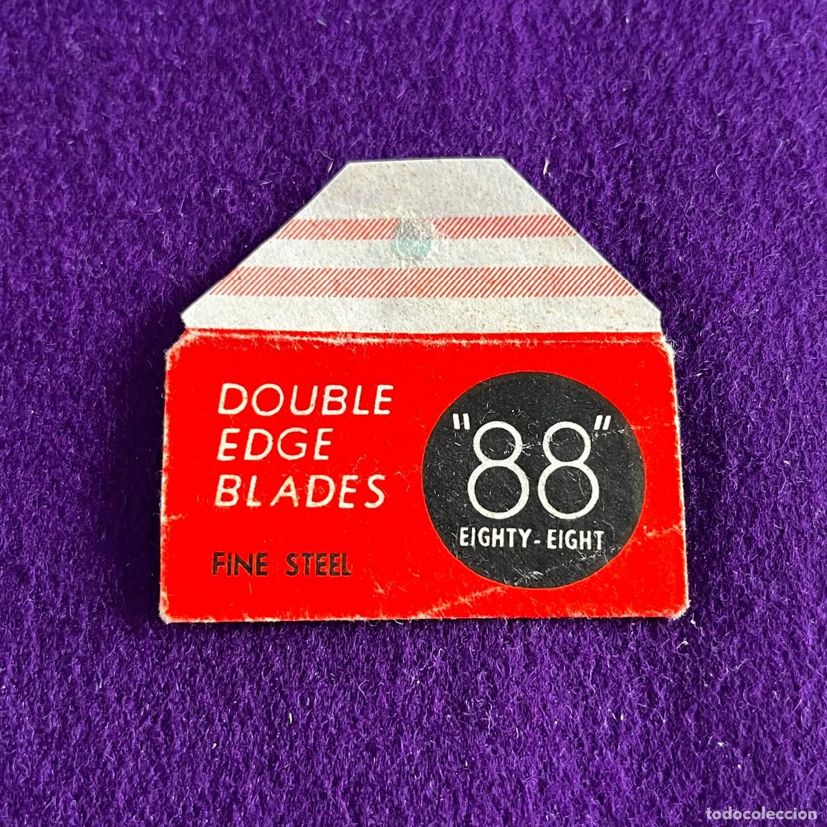 Antig&uuml;edades: FUNDA DE HOJA DE CUCHILLA DE AFEITAR. 88 EIGHTY EIGHT.