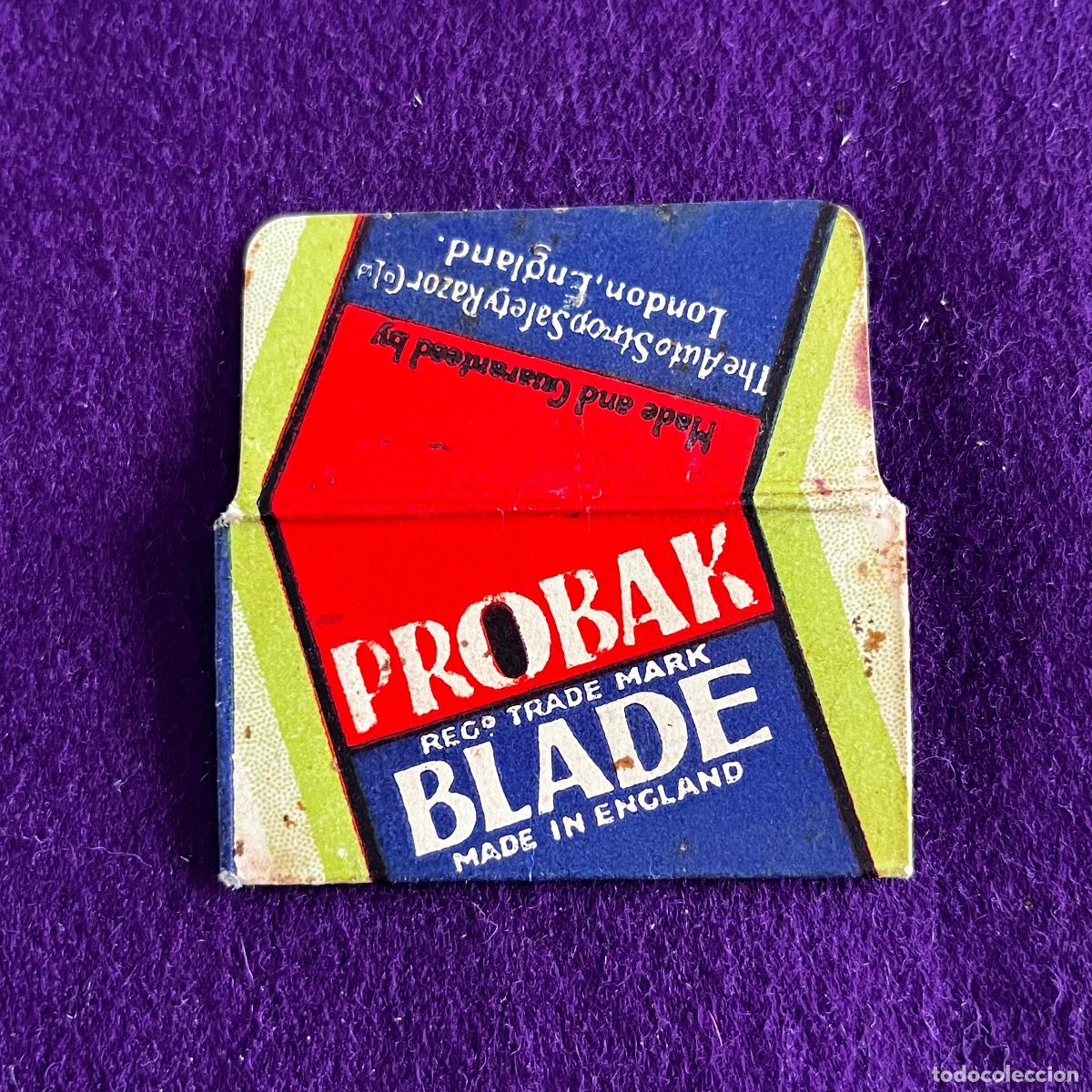 Antig&uuml;edades: FUNDA DE HOJA DE CUCHILLA DE AFEITAR. PROBAK.