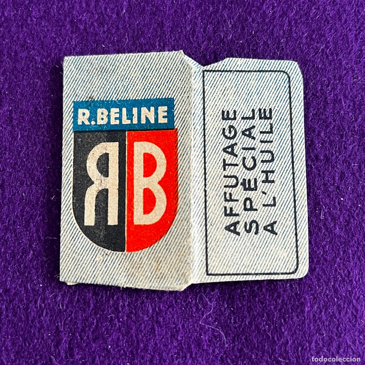 Antig&uuml;edades: FUNDA Y HOJA DE CUCHILLA DE AFEITAR. R BELINE.