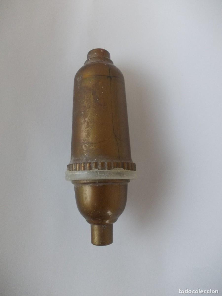 Antiguidades: Antiguo Encendedor de pera El&eacute;ctrico de Baquelita Pulsador de Luz Vintage para Instalaci&oacute;n de &Eacute;poca