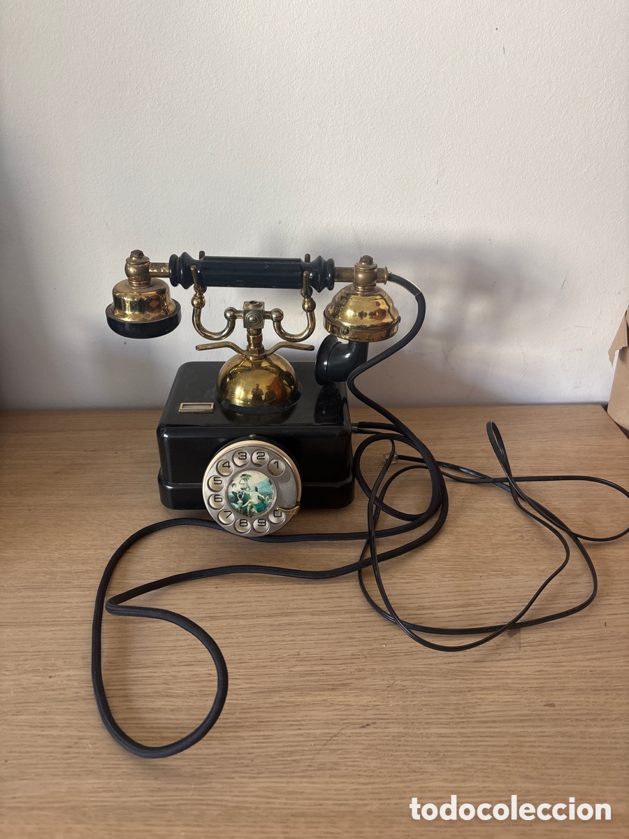 Telefones: Tel&eacute;fono CTNE Elasa color negro, completo