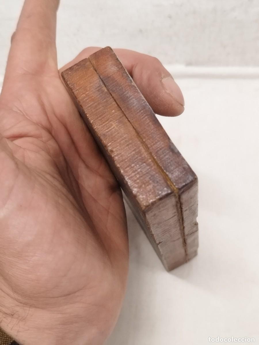 Antig&uuml;edades: Antigua caja de madera, estuche para balanza de precisi&oacute;n. - Foto 12