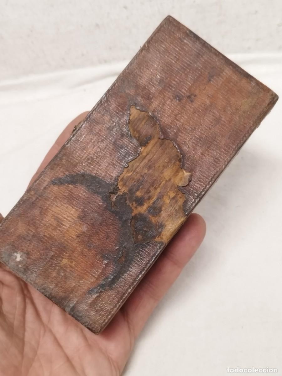 Antig&uuml;edades: Antigua caja de madera, estuche para balanza de precisi&oacute;n. - Foto 13