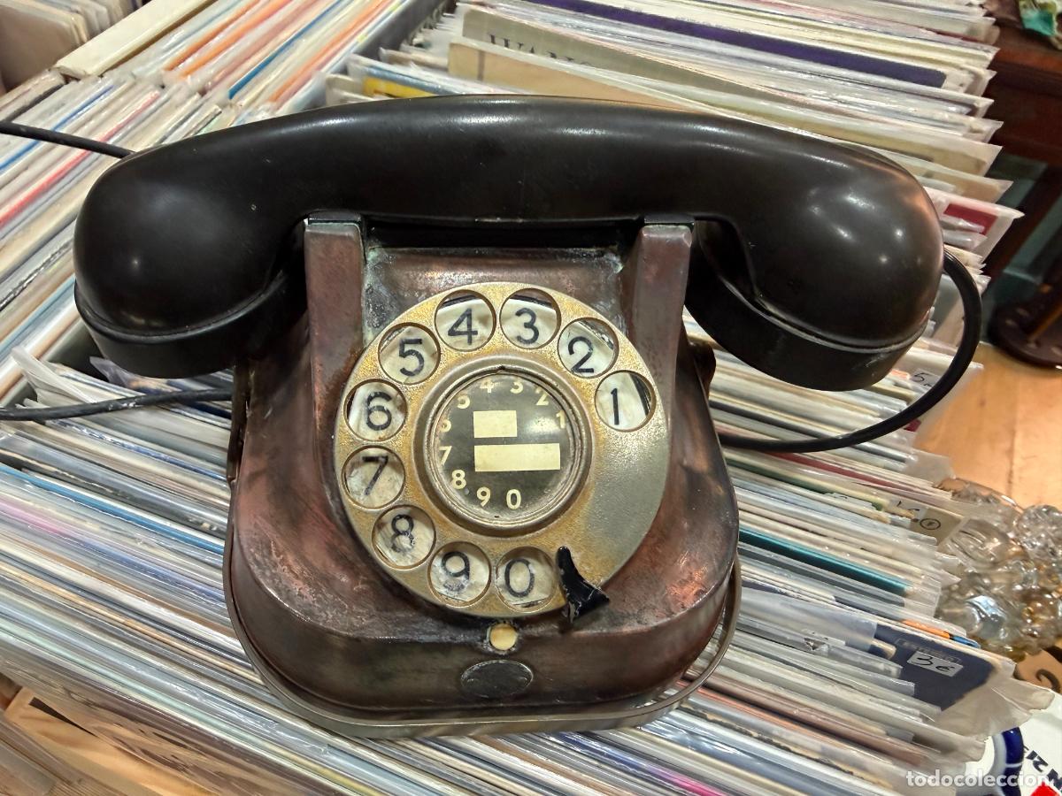 Tel&eacute;fonos: ANTIGUO TELEFONO DE BRONCE Y BAQUELITA - Foto 2