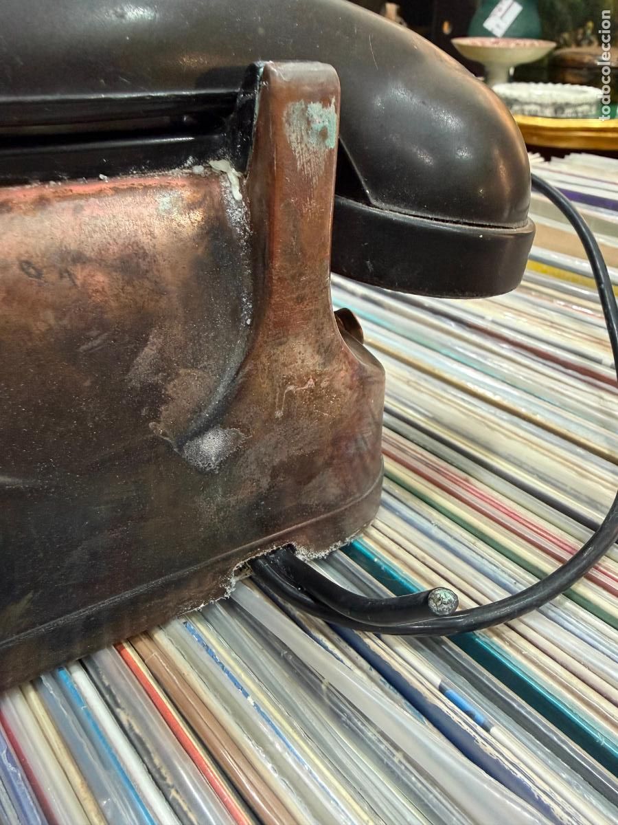 Tel&eacute;fonos: ANTIGUO TELEFONO DE BRONCE Y BAQUELITA - Foto 8