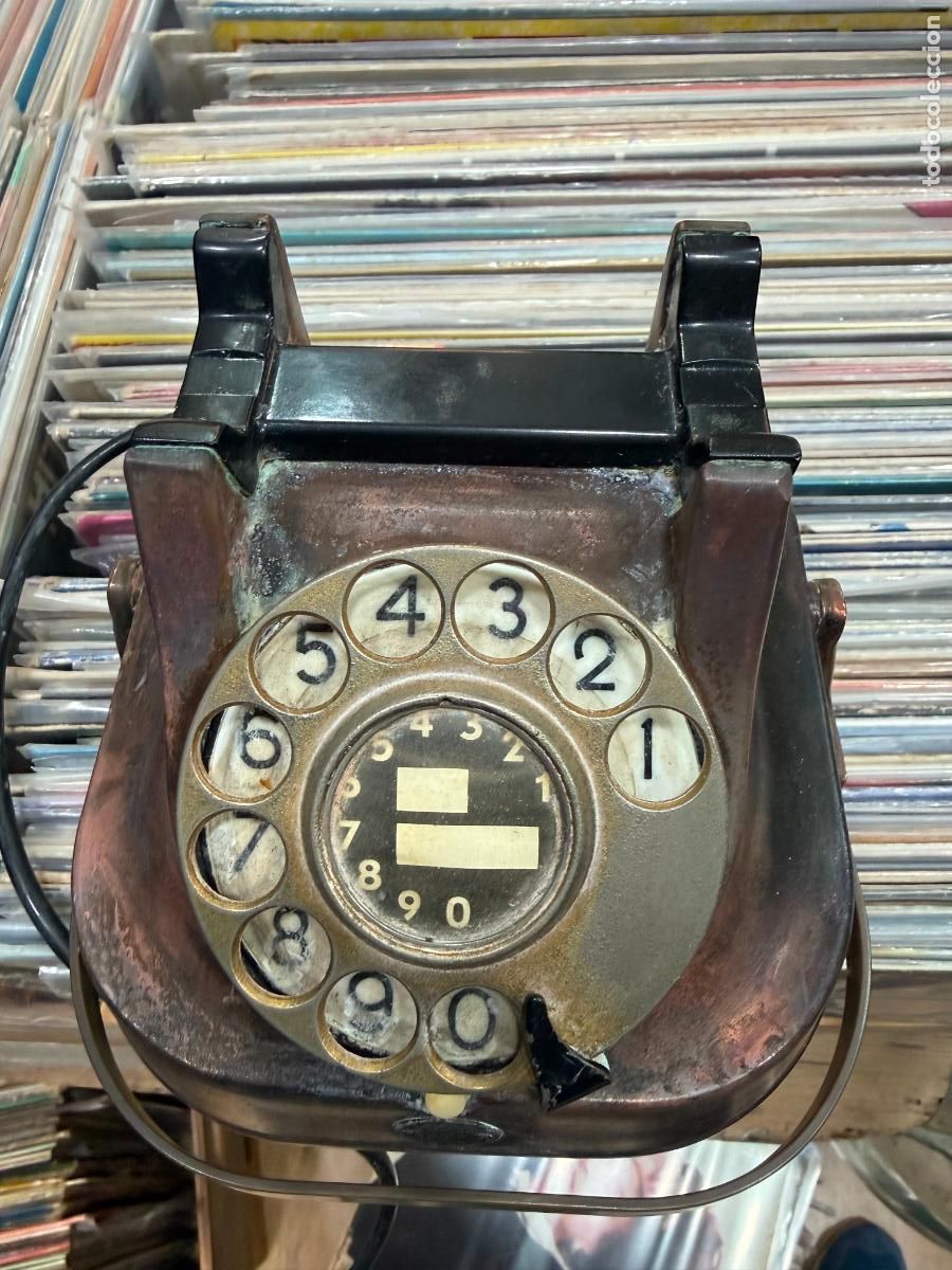 Tel&eacute;fonos: ANTIGUO TELEFONO DE BRONCE Y BAQUELITA - Foto 10
