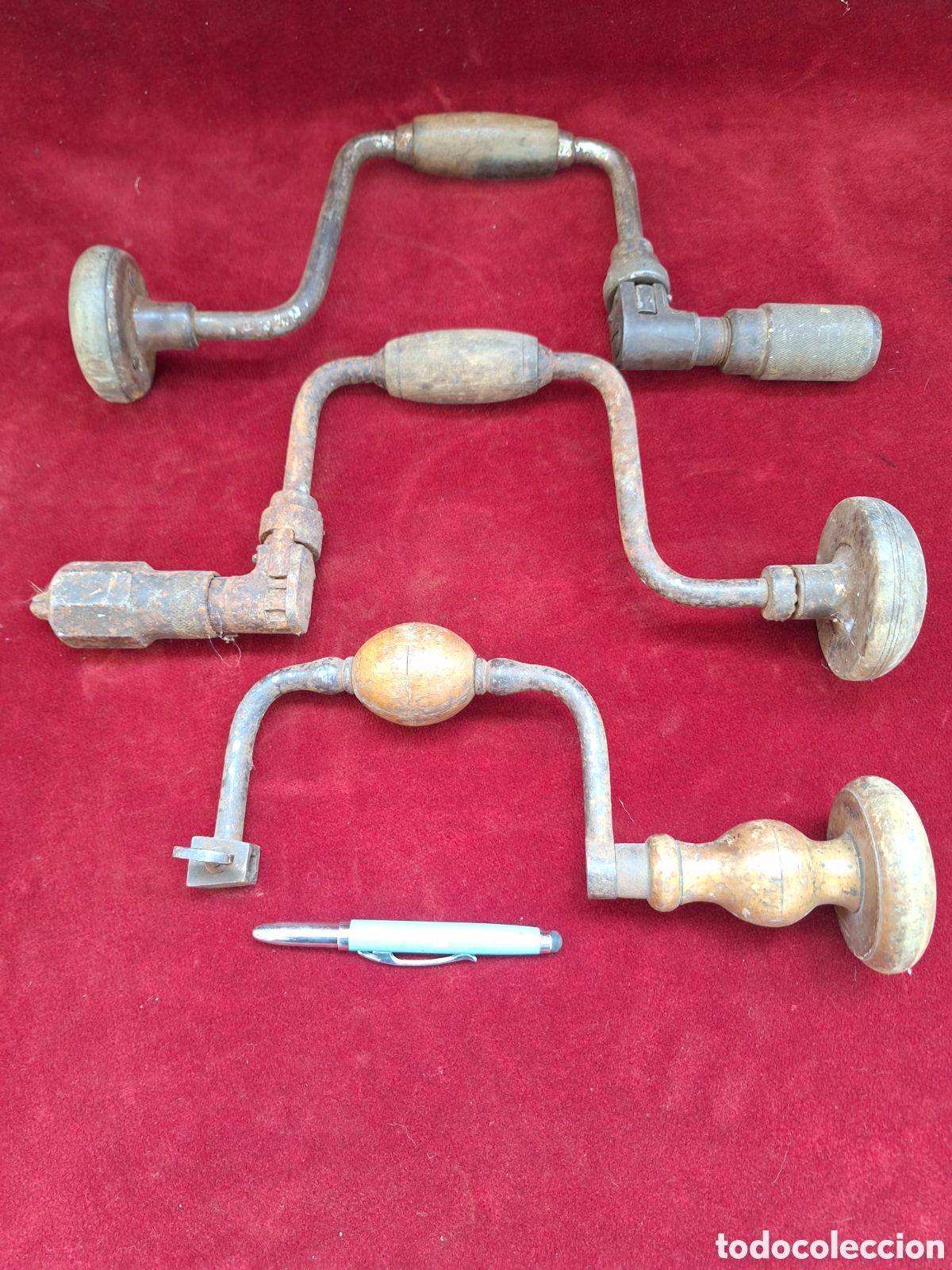 Antig&uuml;edades: Lote de 3 antiguos berbequies!