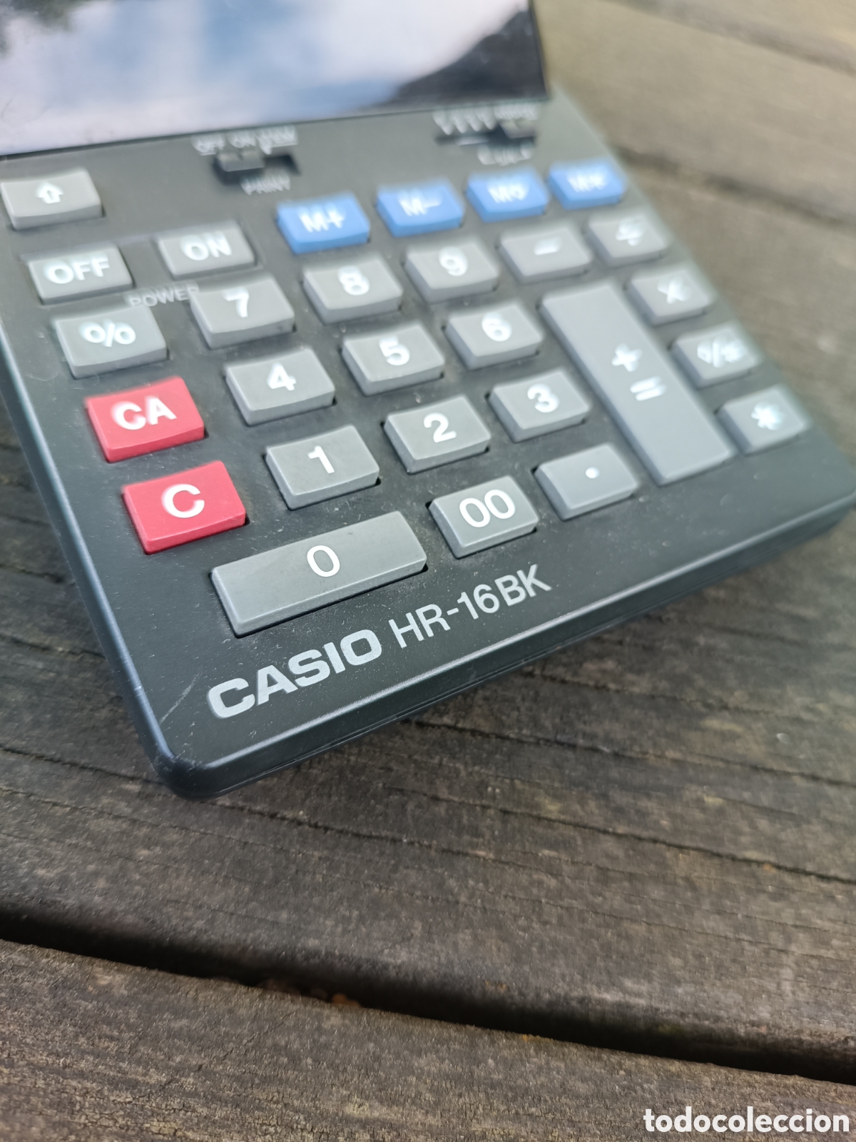 Antig&uuml;edades: Casio HR-16BK Calculadora Vintage. - Foto 6