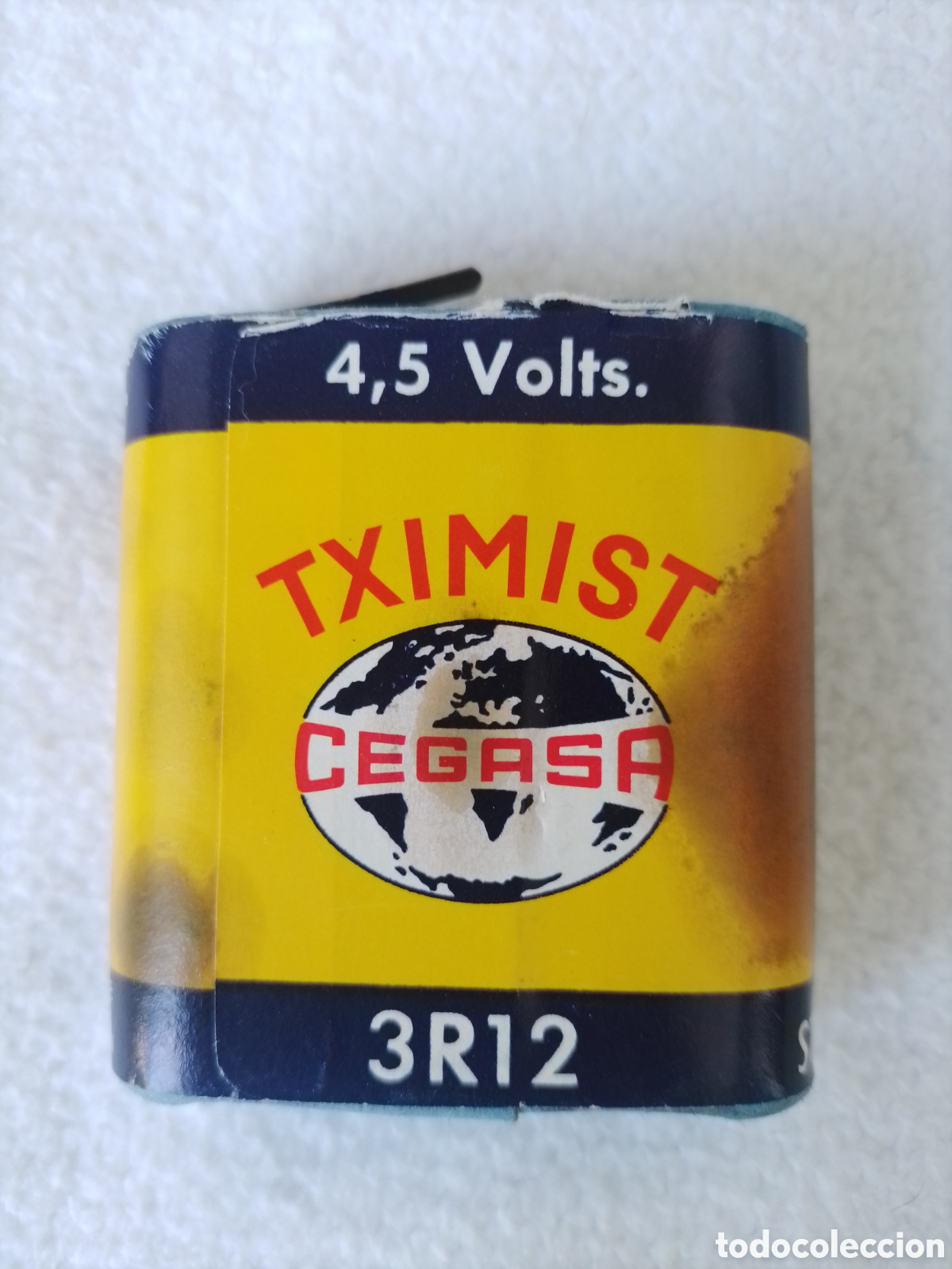Antig&uuml;edades: Antigua pila Cegasa Tximist 3R12.