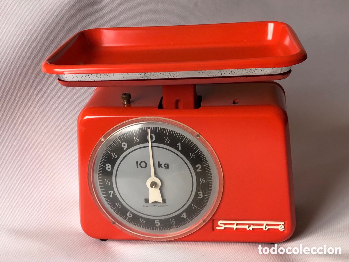 Antig&uuml;edades: B&aacute;scula de cocina STUBE - A&ntilde;os 60