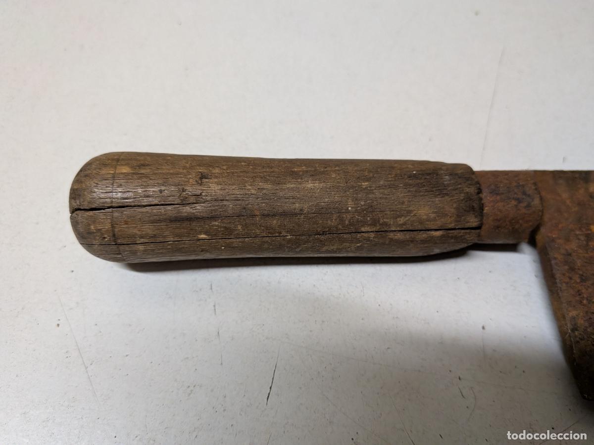 Antig&uuml;edades: ANTIGUO MACHETE DE CARNICERO - Foto 3