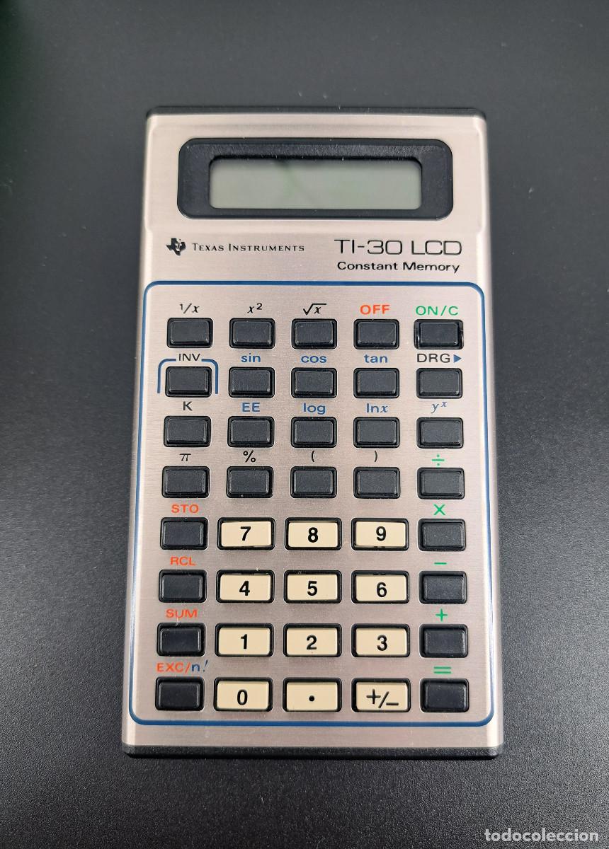 Antig&uuml;edades: Calculadora Texas Instruments TI-30 LCD de colecci&oacute;n - Foto 1