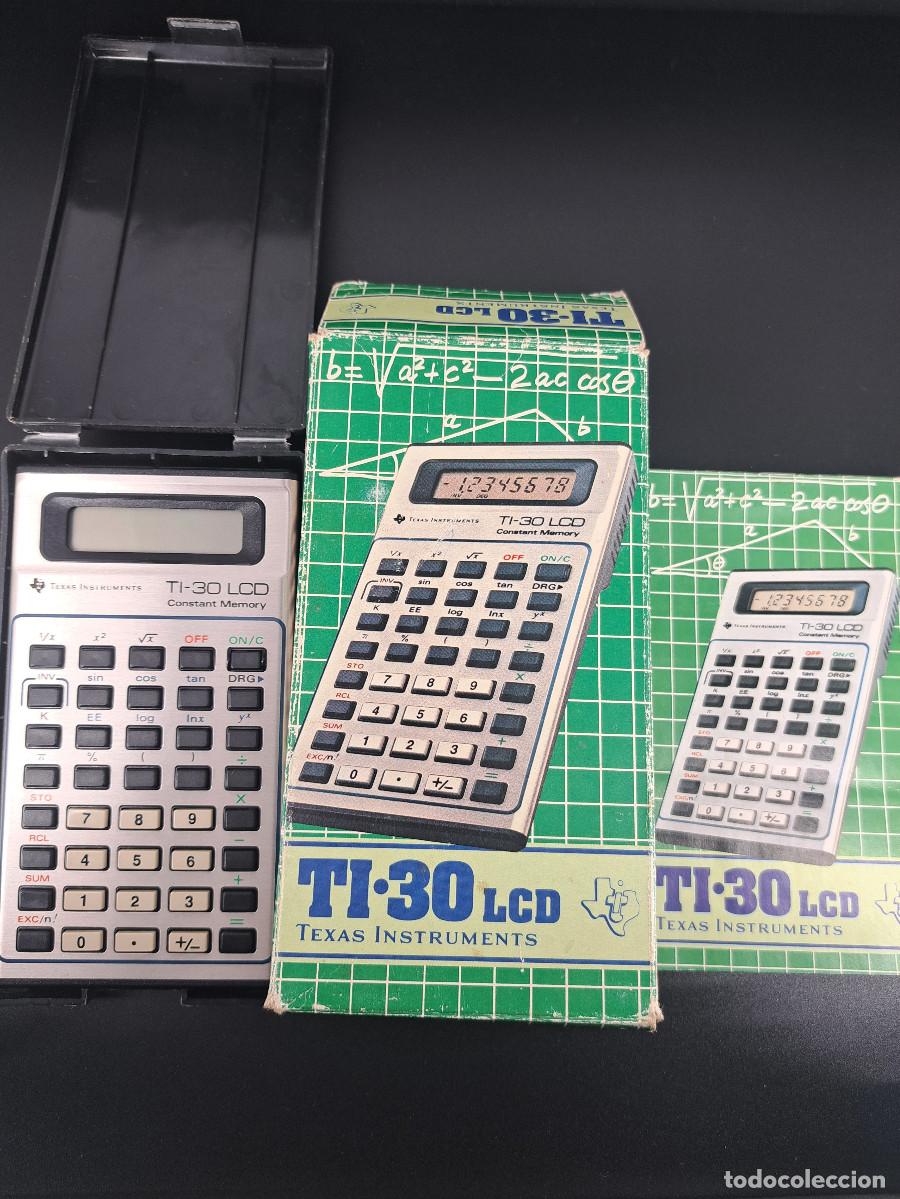 Antig&uuml;edades: Calculadora Texas Instruments TI-30 LCD de colecci&oacute;n - Foto 2