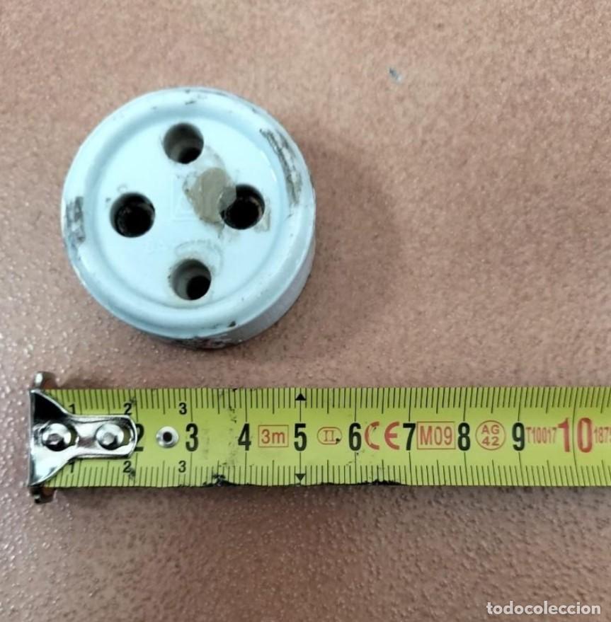 Antiques: Enchufe de cer&aacute;mica principios de siglo XX