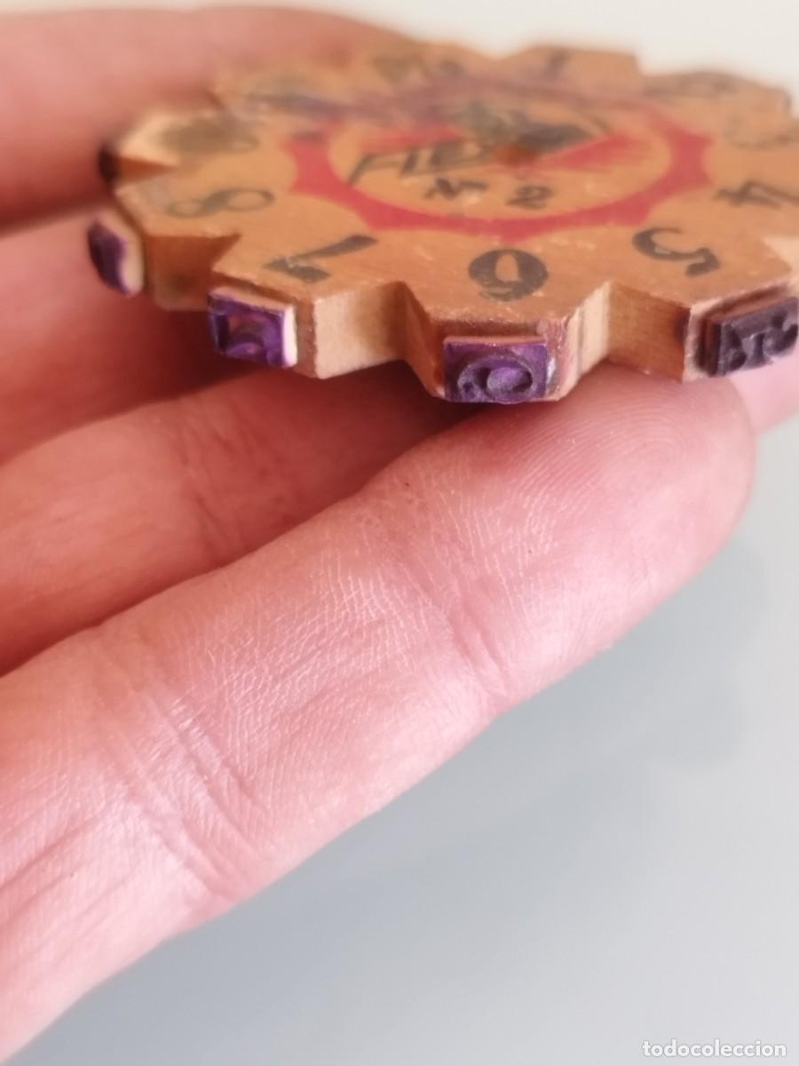 Antig&uuml;edades: Antiguo tamp&oacute;n de Madera - FLEX n&deg;5. - Foto 3