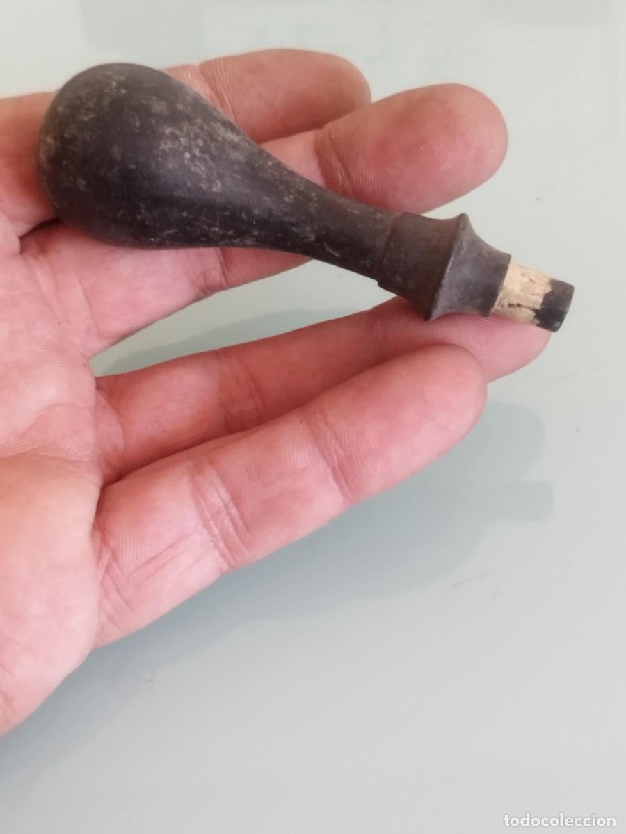 Antig&uuml;edades: Antiguo mango de madera, de sello o herramienta a identificar, - Foto 1