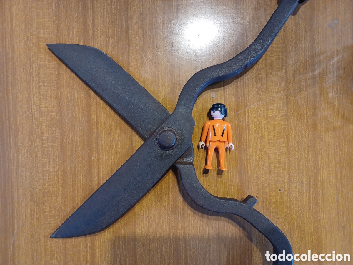 Antig&uuml;edades: Antiguas tijeras de carnicer&iacute;a. - Foto 4