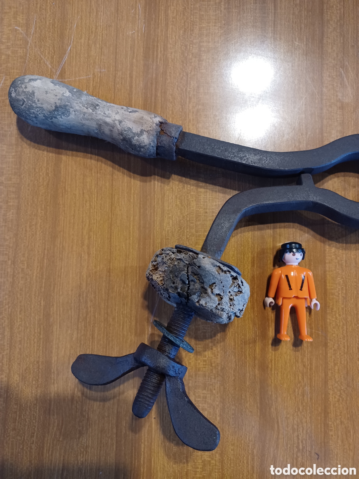 Antig&uuml;edades: Antiguas tijeras de carnicer&iacute;a. - Foto 5