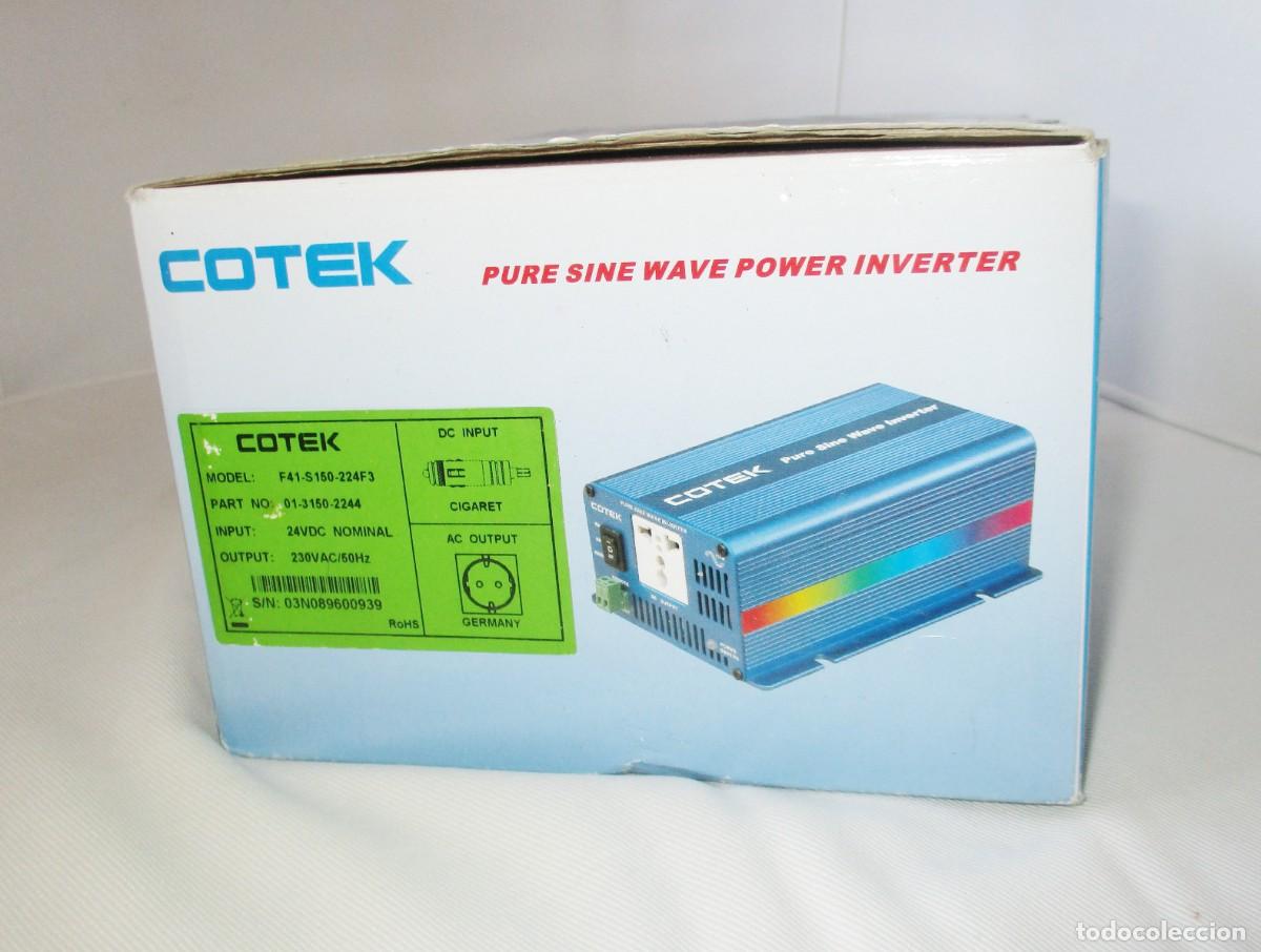 Antig&uuml;edades: INVERSOR DE ONDA SENOIDAL COTEK S150. A 150 W. - Foto 3