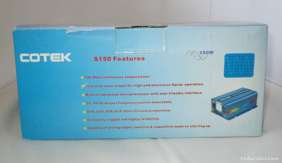 Antig&uuml;edades: INVERSOR DE ONDA SENOIDAL COTEK S150. A 150 W. - Foto 4