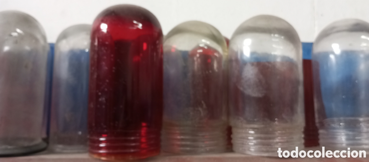 Antig&uuml;edades: Cristales originales para faroles o apliques de barco