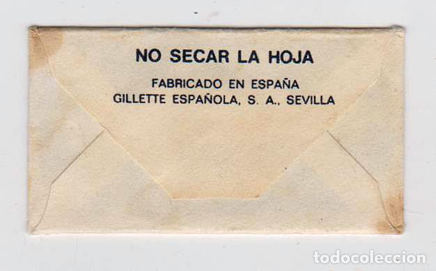 Antig&uuml;edades: GILLETTE SUPER SILVER - HOJA INOXIDABLE DE LARGA DURACI&Oacute;N - Foto 3
