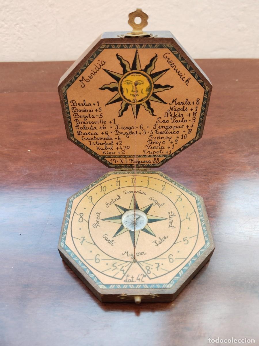 Antiques: Br&uacute;jula Reloj Solar. Ver.