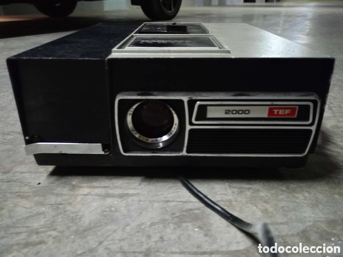 Antiquit&eacute;s: antiguo proyector de diapositivas hanimex la ronde electronic focus sin probar