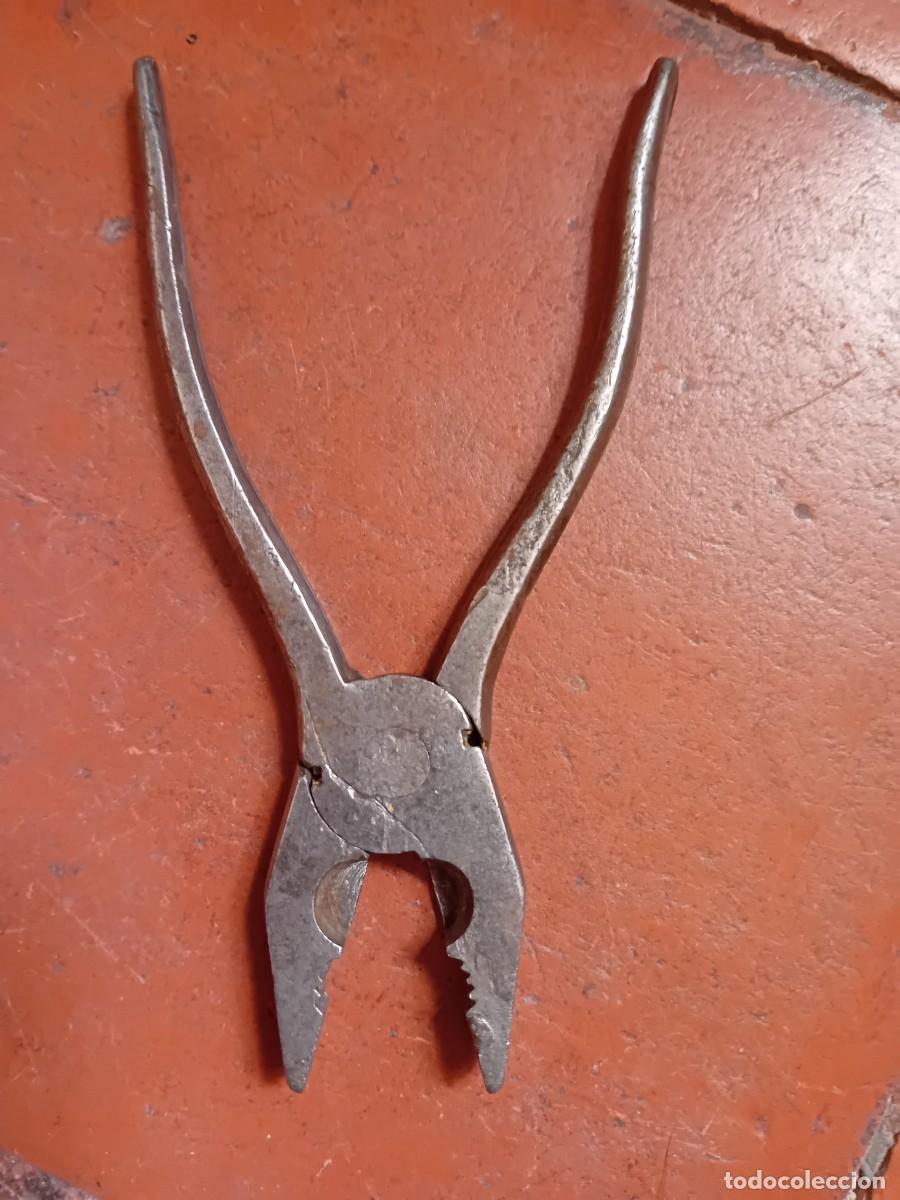 Antig&uuml;edades: Alicate antiguo con sello de p&aacute;jaro carpintero - Foto 4