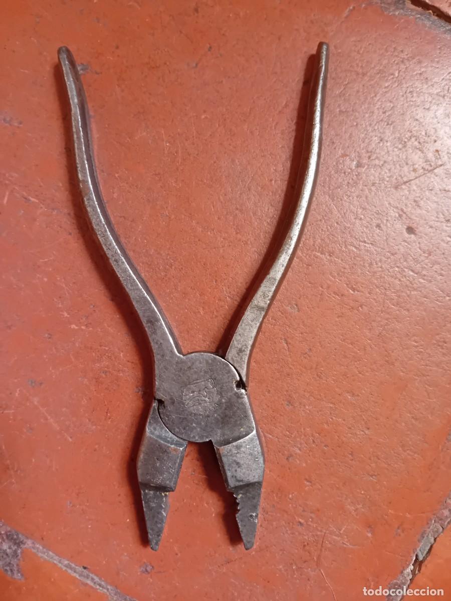 Antig&uuml;edades: Alicate antiguo con sello de p&aacute;jaro carpintero - Foto 5