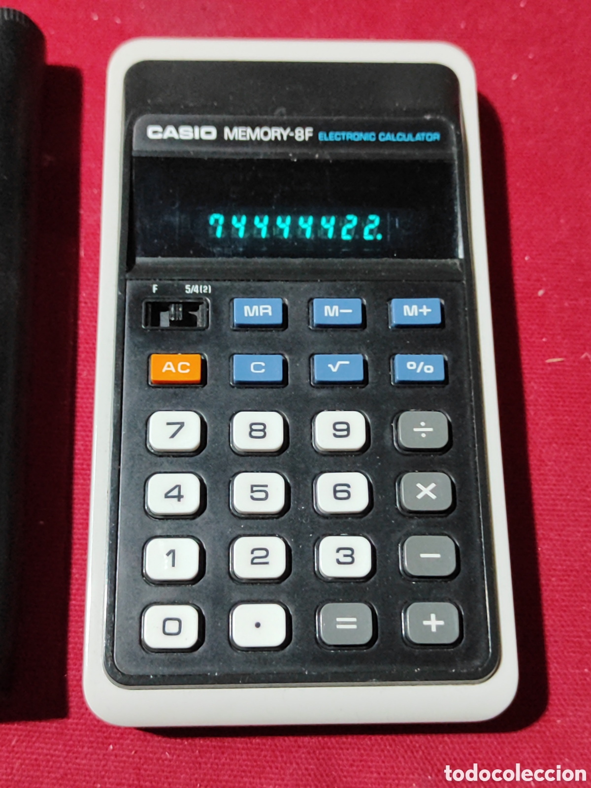 Antig&uuml;edades: Calculadora MEMORY - 8F A&Ntilde;OS 80 FUNCIONA CORRECTAMENTE - Foto 2
