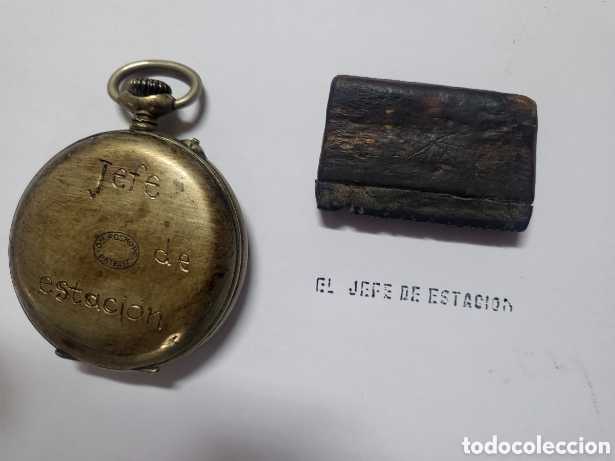 Antig&uuml;edades: Antiguo cu&ntilde;o y reloj jefe de estaci&oacute;n