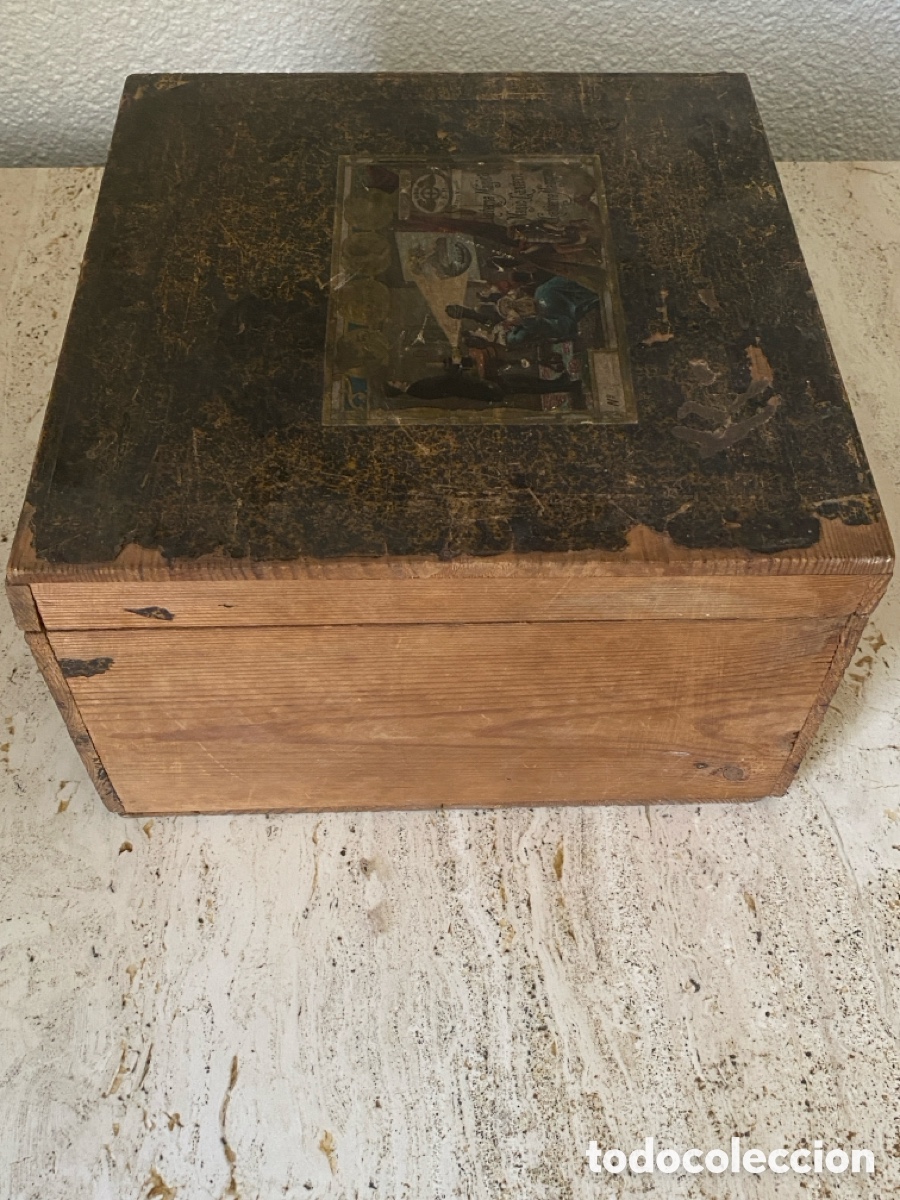 Antig&uuml;edades: Linterna en caja original y 8 cristales - Foto 9