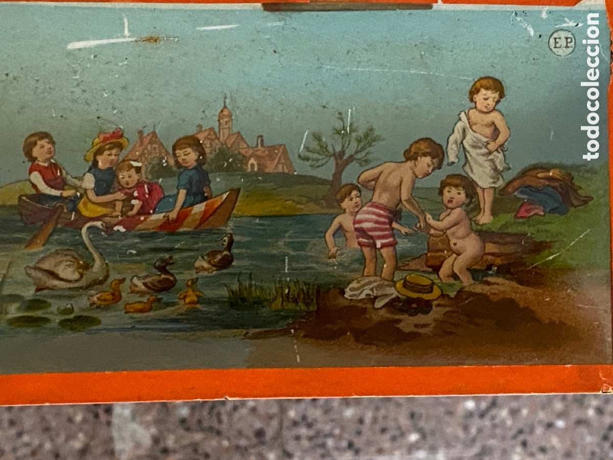 Antig&uuml;edades: Linterna en caja original y 8 cristales - Foto 17